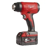 Будівельний фен Milwaukee M18 BHG-502C 2x5Ah, кейс (4933459772)