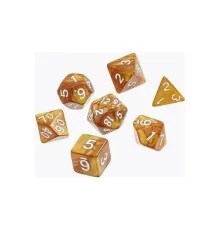 Набір кубиків для настільних ігор Games 7 Days Pearl 7 Dice Set - Gold (g7dpearl01)