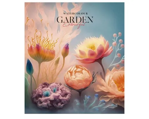Зошит Школярик Macro garden 96 аркушів лінія (096-3247L)
