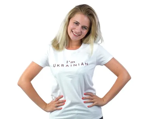 Футболка Sol's Pioneer Women I'am Ukrainian білий XL (03579102/138XL)