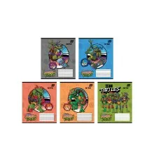 Зошит Kite Ninjia Turtles, 12 аркушів, клітинка (NT26-232)