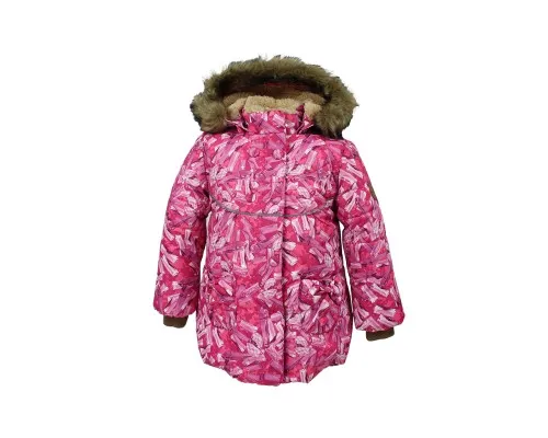 Куртка дитяча Huppa OLIVIA 17890030 фуксія з принтом 86 (4741468578484)