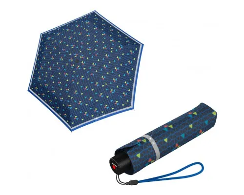 Парасоля Knirps Rookie Manual Triple Blue Reflective (Kn95-6050-8539)