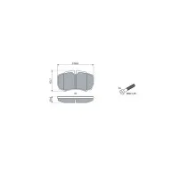 Гальмівні колодки Bosch 0 986 424 750