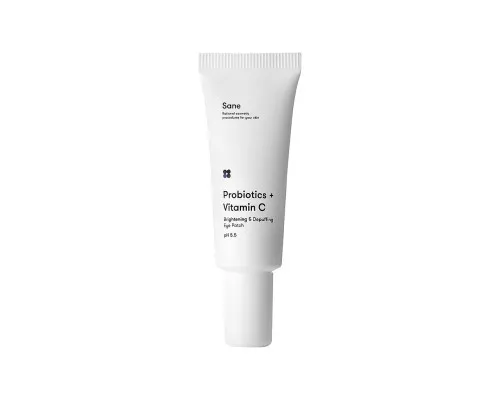 Патчі під очі Sane Probiotics + Vitamin C Brightening & Depuffing Eye Patch Рідкі 20 мл (4820266830083)