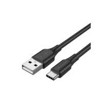 Дата кабель USB 2.0 AM to USB-C 1.5m 3.0A 18W PVC black VENTION (CTHBG)