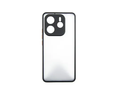 Чохол до мобільного телефона Dengos Matte Xiaomi Redmi Note 14 (Black) (DG-TPU-MATT-155)