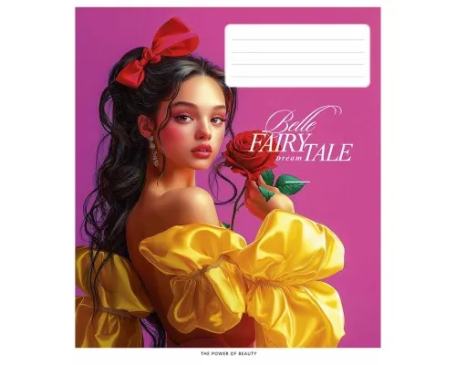 Зошит Школярик Fairytale 36 аркушів клітинка (036-3542K)