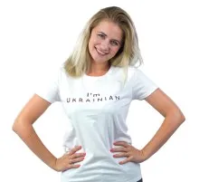 Футболка Sol's Pioneer Women I'am Ukrainian білий XXL (03579102/138XXL)