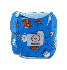 Підгузки для тварин MISOKO&CO багаторазові для кобелів, з восьминогом, S 1 шт. блакитні (HAINMSK63954)