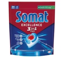 Таблетки для посудомийних машин Somat Excellence 3-in-1 34 шт. (9000101831986)