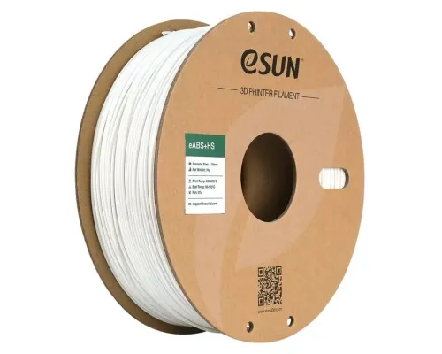 Пластик для 3D-принтера eSUN eABS-HIGH SPEED 1кг, 1.75мм, WHITE (EABS+HS-P175W1)