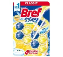 Туалетний блок Bref Сила Актив Лимон 2 х 50 г (9000100656832)