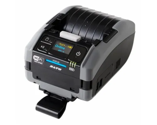 Принтер етикеток Sato PW208NX портативний, USB, Bluetooth, WLAN, Dispenser (WWPW2308G)