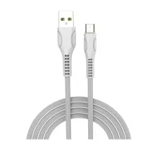 Дата кабель USB 2.0 AM to Micro 5P 1.0m line-drawing white ColorWay (CW-CBUM028-WH)