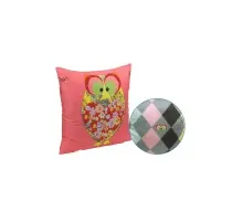 Подушка Руно декоративна "Owl Red" 50х50 см (306_Owl Red)