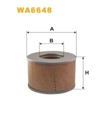 Повітряний фільтр для автомобіля Wixfiltron WA6648