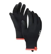 Рукавиці Ortovox 185 Rock'N'Wool Glove Liner Wms black raven - XS - чорний (025.001.1252)