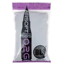 Страйкбольні кульки BLS Precision Black 6 мм 0,2 г 1 кг Black (1928.00.01)
