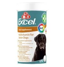 Вітаміни для собак 8in1 Excel Multi Vitamin Senior мультивітамін 70 шт (4048422183907)