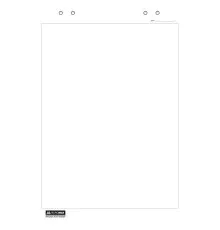 Папір для фліпчарта Buromax 64х90, 20 sheets., unlined (BM.2296)