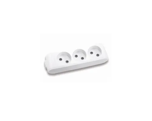 Колодка для подовжувача Panasonic X-tendia 3 гнізда grey (WLTB02302GR-UA)