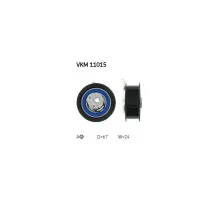 Ролик натягувача ременя SKF VKM 11015