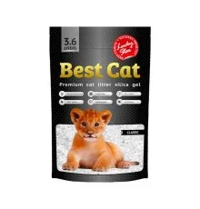 Наповнювач для туалету Best Cat Силікагелевий White 3.6 л (4820281500329)