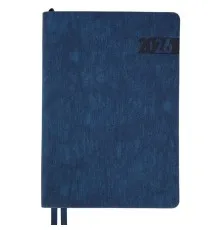 Тижневик Leo planner А5 датований 2026 "Boss", м‘який, синій, 368 сторінок (252633)