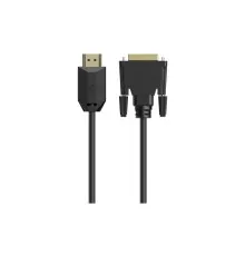 Кабель мультимедійний HDMI M to DVI M 3.0m 4K60Hz HP (HP_DHC-HD05-03M)