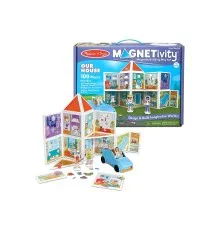 Ігровий набір Melissa&Doug магнітний набір будівель Наш дім (MD30650)