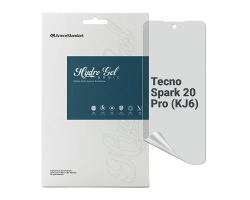 Плівка захисна Armorstandart Matte Tecno Spark 20 Pro (KJ6) (ARM74390)