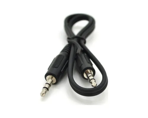Кабель мультимедійний 3.5mm M to 3.5mm M 0.4m black Voltronic (YT28014)