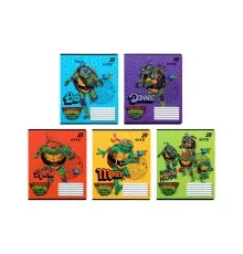Зошит Kite Ninjia Turtles, 12 аркушів, лінія (NT26-234)