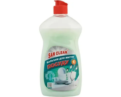 Засіб для ручного миття посуду San Clean Бальзам 500 г (4820003543955)