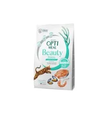 Сухий корм для кішок Optimeal Beauty Fitness для стерилізованих/кастрованих з морепродуктами 4 кг (4820215369824)
