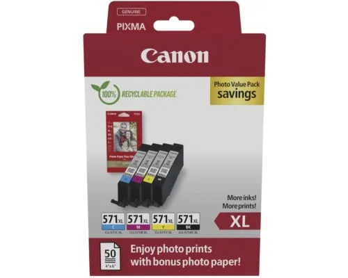 Картридж Canon CLI-571 MultipackXL BK,C,M,Y 11ml (0332C006)
