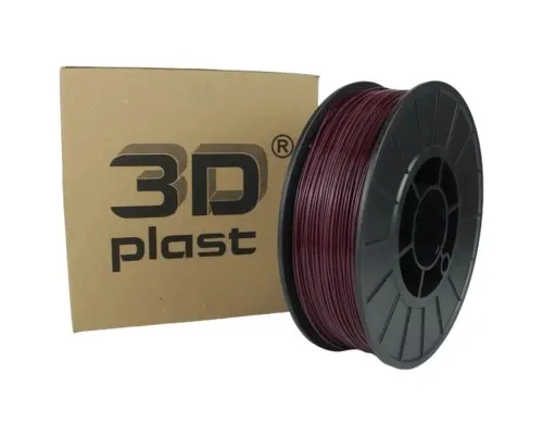 Пластик для 3D-принтера 3Dplast PLA 1.75мм, 0.85кг, burgundy (3DPLA17508BRD)