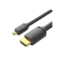 Кабель мультимедійний HDMI M to HDMI micro M 3.0m V2.0 4K 60Hz VENTION (AGIBI)