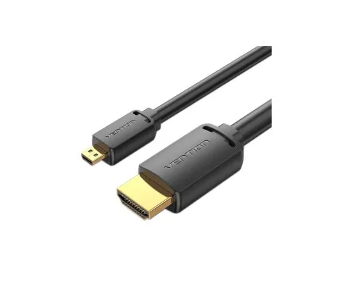 Кабель мультимедійний HDMI M to HDMI micro M 3.0m V2.0 4K 60Hz VENTION (AGIBI)