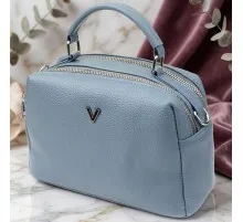 Сумка Vintage З натуральної шкіри Блакитна (22920)