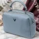 Сумка Vintage З натуральної шкіри Блакитна (22920)