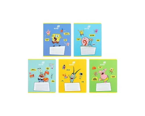 Зошит Kite Sponge Bob, 12 аркушів, лінія (SB26-234)