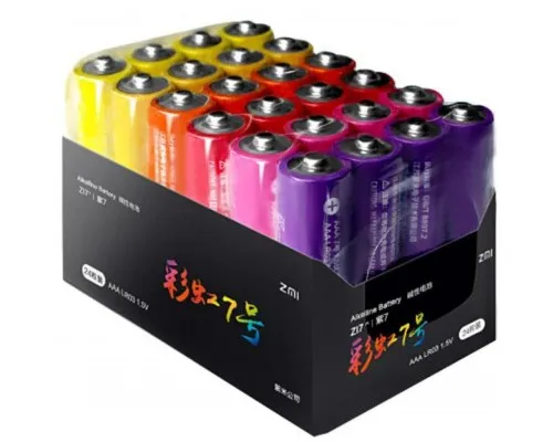 Батарейка ZMI ZI7 Rainbow AAA batteries * 24 (AA724)