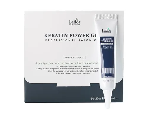 Сироватка для волосся La'dor Keratin Power Glue Відновлення посічених кінчиків 20 x 15 г (8809500811725)