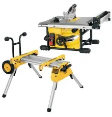 Циркулярна пила DeWALT 1850 Вт, 5800 об/хв, 210х30 мм, + стіл DE7400 (DWE7485RS)