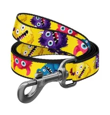Повідець для собак WAUDOG Nylon "Мохнаті монстри" L-XXL (342-4050)