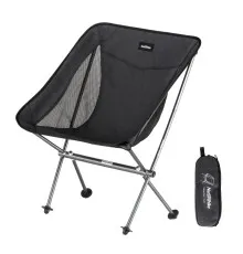 Крісло складане Naturehike Stellaluna L04 CNK2450JJ015, розмір M, чорне (6976023929410)