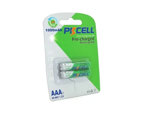 Акумулятор AAA R03 1000mAh 1.2V NiMH Already Charged, 2шт/бл PkCell (PC/AAA1000-2BA)