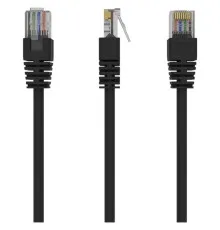 Патч-корд 1м Cablexpert (PP12-1M/BK)